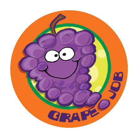 Dr. Stinky Scratch-N-Sniff Stickers Grape