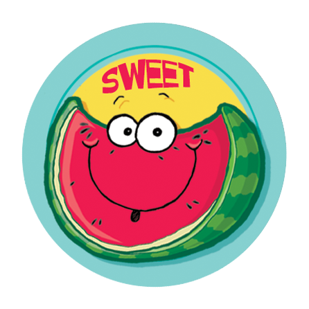 Dr. Stinky Scratch-N-Sniff Stickers Watermelon