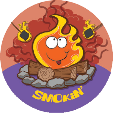 Dr. Stinky Scratch-N-Sniff Stickers Campfire