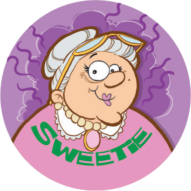 Dr. Stinky Scratch-N-Sniff Stickers Grandma