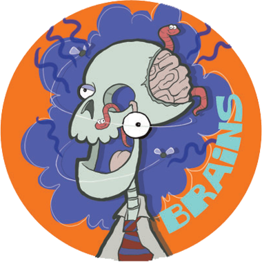 Dr. Stinky Scratch-N-Sniff Stickers Zombie