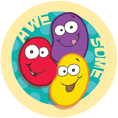 Dr. Stinky Scratch-N-Sniff Stickers Jelly Beans