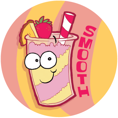 Dr. Stinky Scratch-N-Sniff Stickers Smoothie