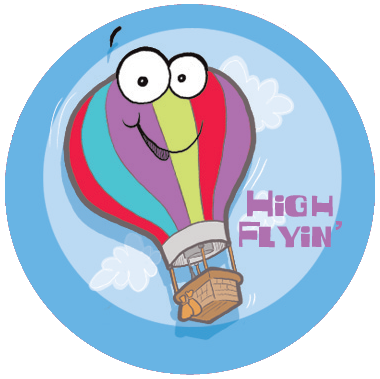 Dr. Stinky Scratch-N-Sniff Stickers High Flyin'