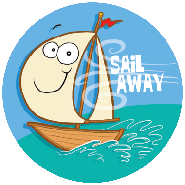 Dr. Stinky Scratch-N-Sniff Stickers Sail Away