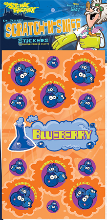 Dr. Stinky Scratch-N-Sniff Stickers Blueberry Package