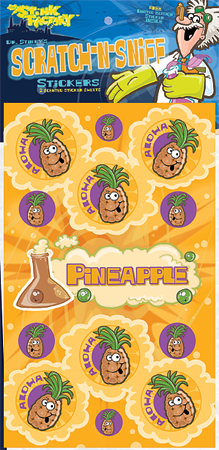 Dr. Stinky Scratch-N-Sniff Stickers Pineapple Package