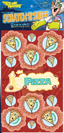 Dr. Stinky Scratch-N-Sniff Stickers Pizza Package