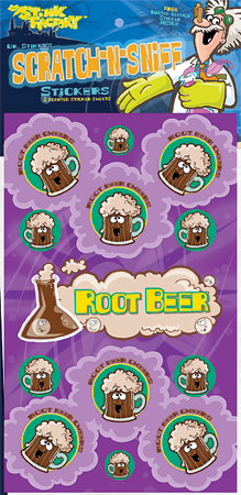 Dr. Stinky Scratch-N-Sniff Stickers Root Beer Package