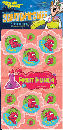 Dr. Stinky Scratch-N-Sniff Stickers Fruit Punch Package