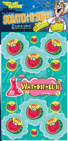 Dr. Stinky Scratch-N-Sniff Stickers Watermelon Package
