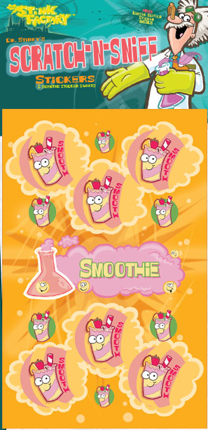 Dr. Stinky Scratch-N-Sniff Stickers Smoothie Package